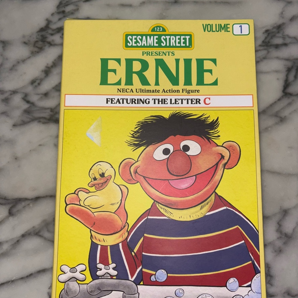NECA Sesame Street Ernie Collectible Figure Vol 1 • Vintage Y2K